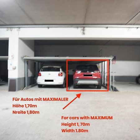 Neu Modernes Apartment In Top Lage, Free Parking Max 1,65M Hoehe Und 1,8M Breite 카를스루에 외부 사진